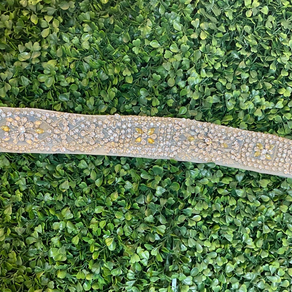 Embellished belt for dress